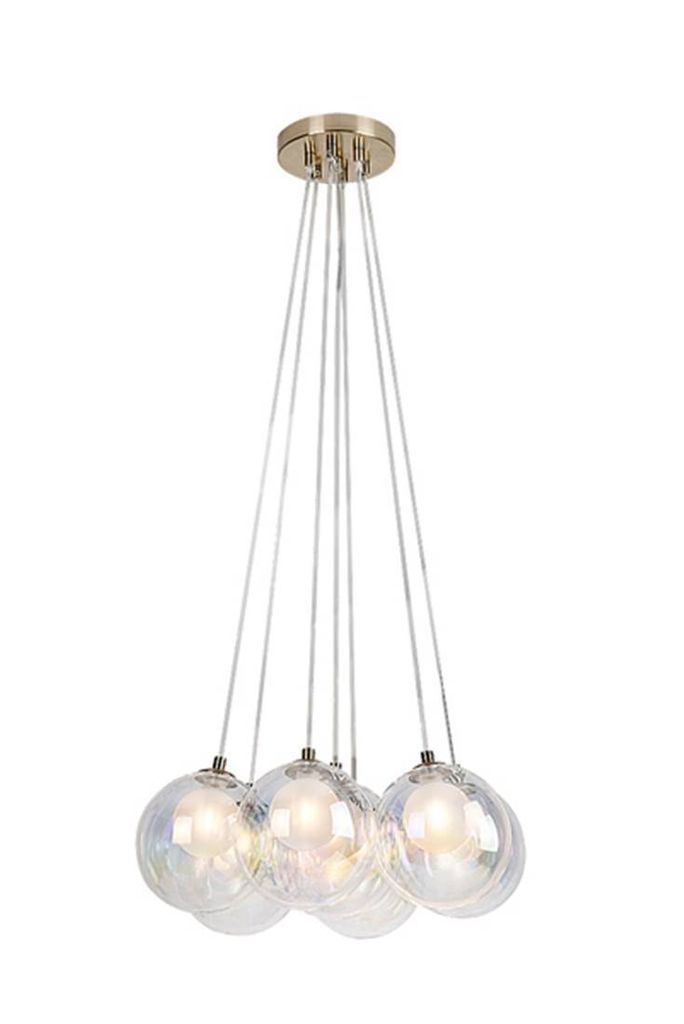 Rabalux 72304 Pendelleuchten Rosehip G9 7x MAX 25 Metall Glas Champagner