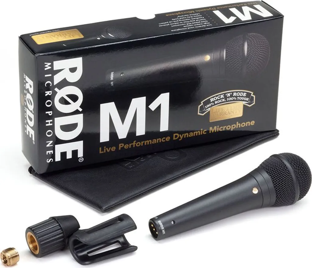 Microphone dynamique Røde M1 noir avec directivité cardioïde XLR