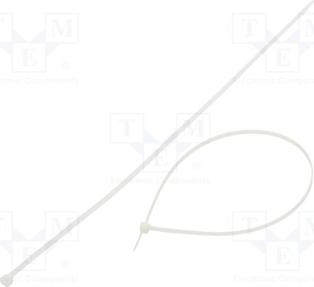 100x Kabelbinder 222N W: 4,8mm L: 450mm natürlich FIX-S-4.8X450/N Kabelbinder