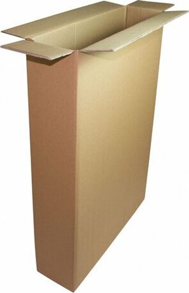 14x Faltkarton 600x160x800mm (Außenmaß) 2-wellig braun