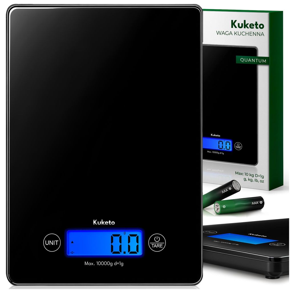 Kuketo | Digitální kuchyňská váha 1 g/10 kg s LED displejem Obrázek produktu 