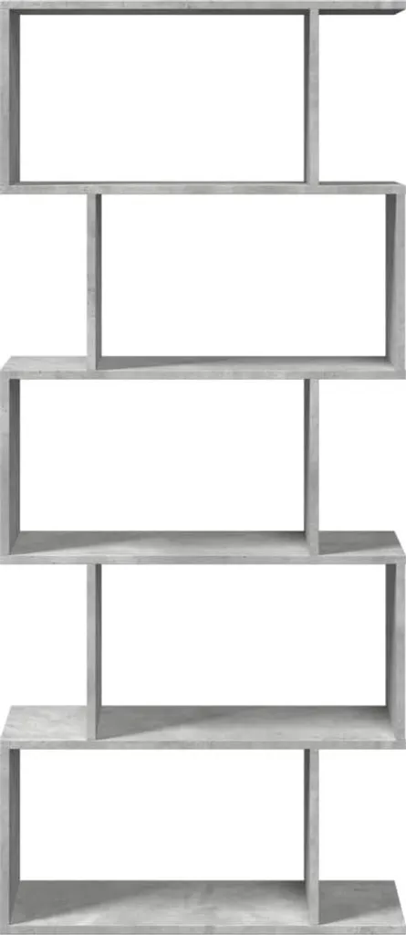 Bibliothèque de séparation 5 cases pour optimiser un salon encombré - 5