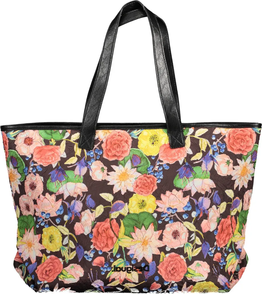 Desigual Sac à Main Noir SF11617 en Textile de Taille Unique Chic