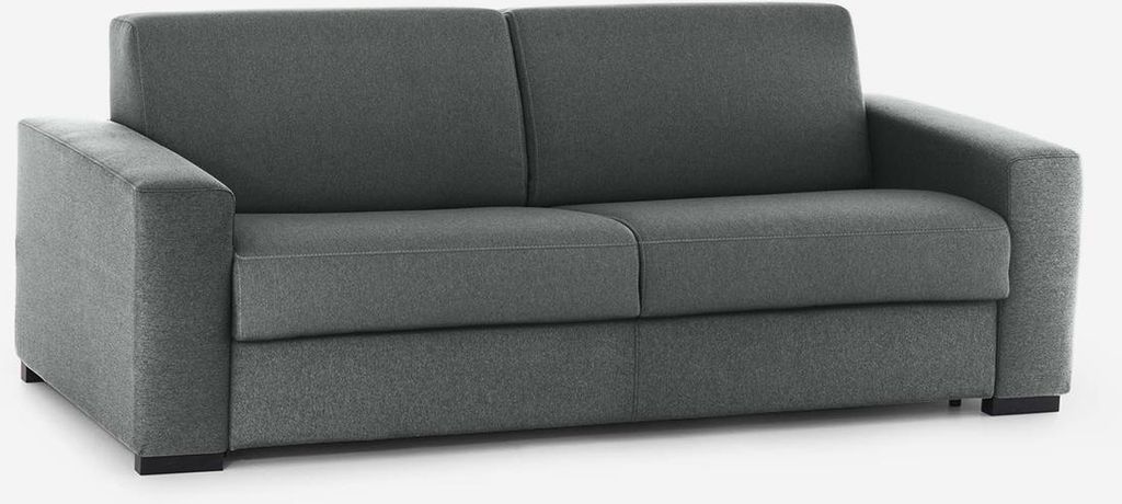 Ausziehbares, wasserabweisendes Schlafsofa Bormio 180 - Grau