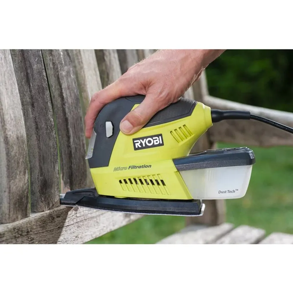 Ponceuse Vibrante Multi-support Ryobi RMS180-S 180 W avec Lame Delta