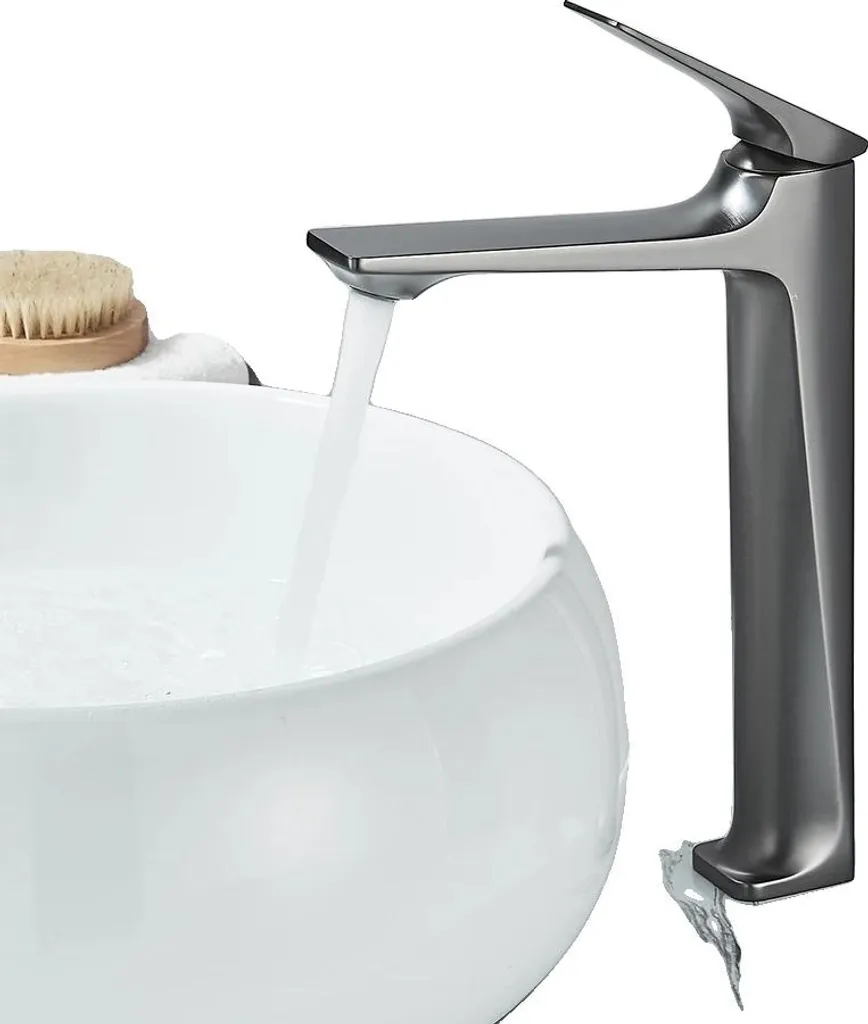 Rubinetto Lavabo a Soffitto Grigio Armatura B | Design Minimal Lusso