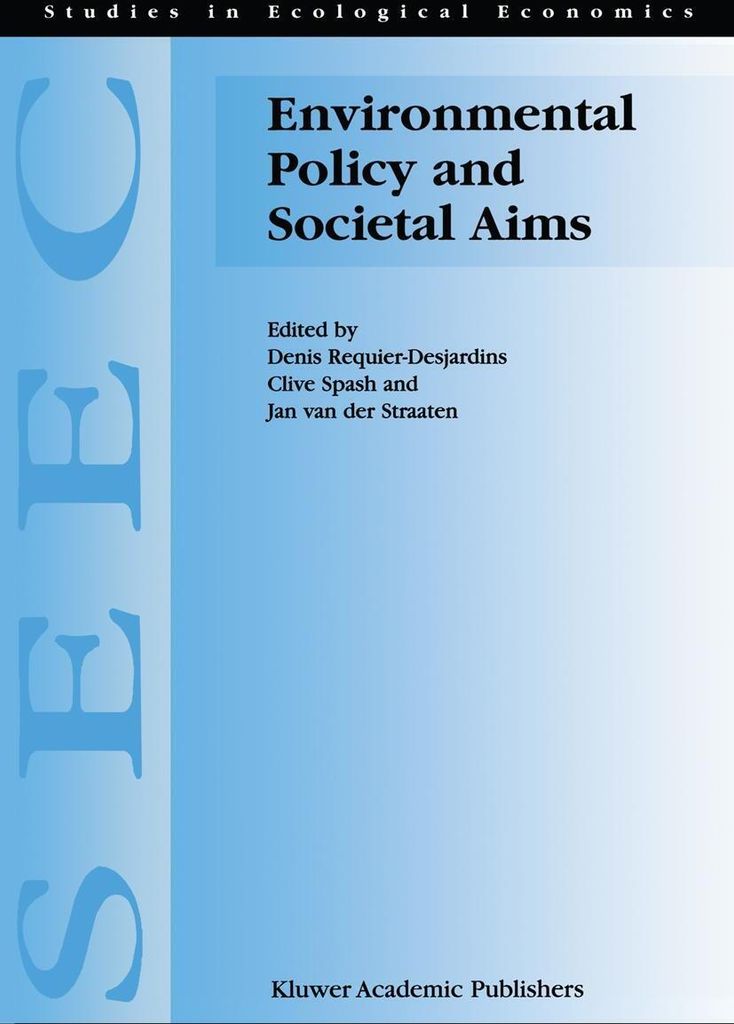 Environmental Policy and Societal Aims