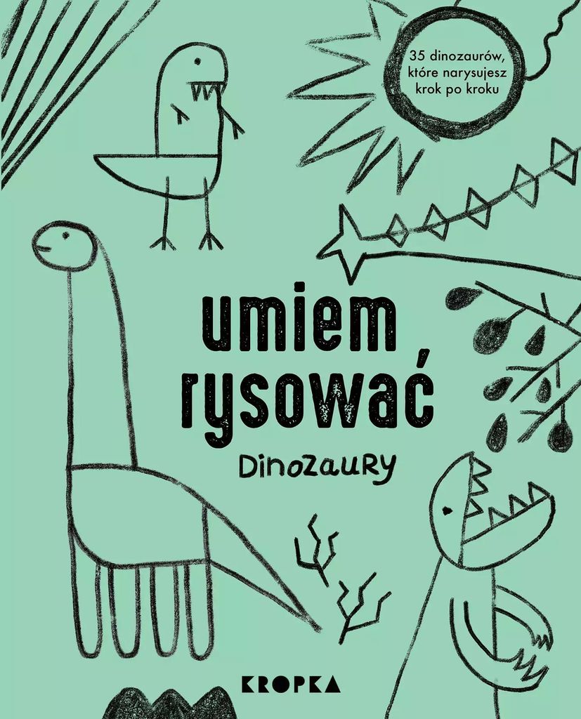 Ich kann Dinosaurier zeichnen Adelina Sandecka (Buch auf Polnisch)