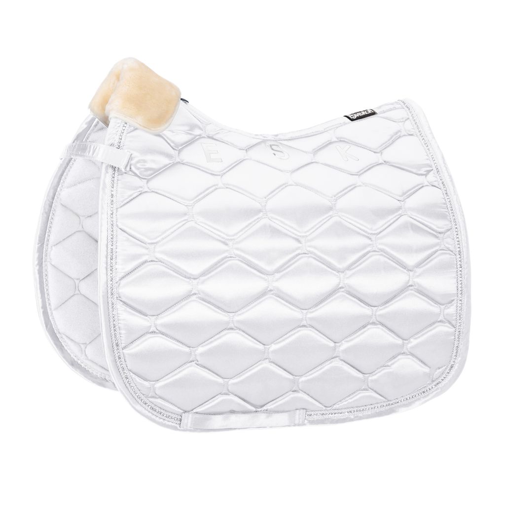 Eskadron Dressurschabracke Satin Crystal Schabracke Weiß PD Produktbild 