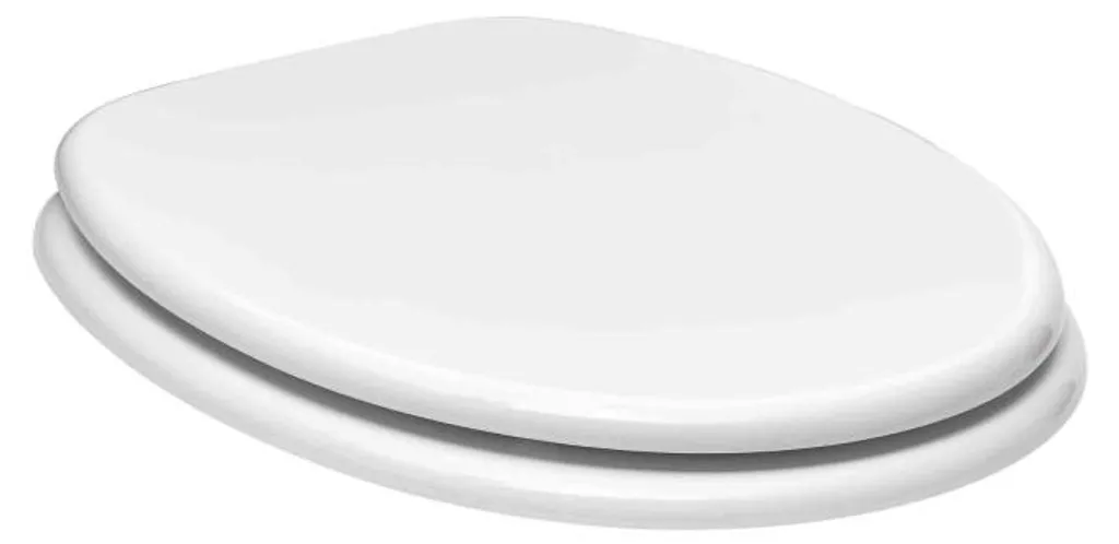 Abattant WC Glacera en MDF laqué blanc avec fermeture amortie 2070
