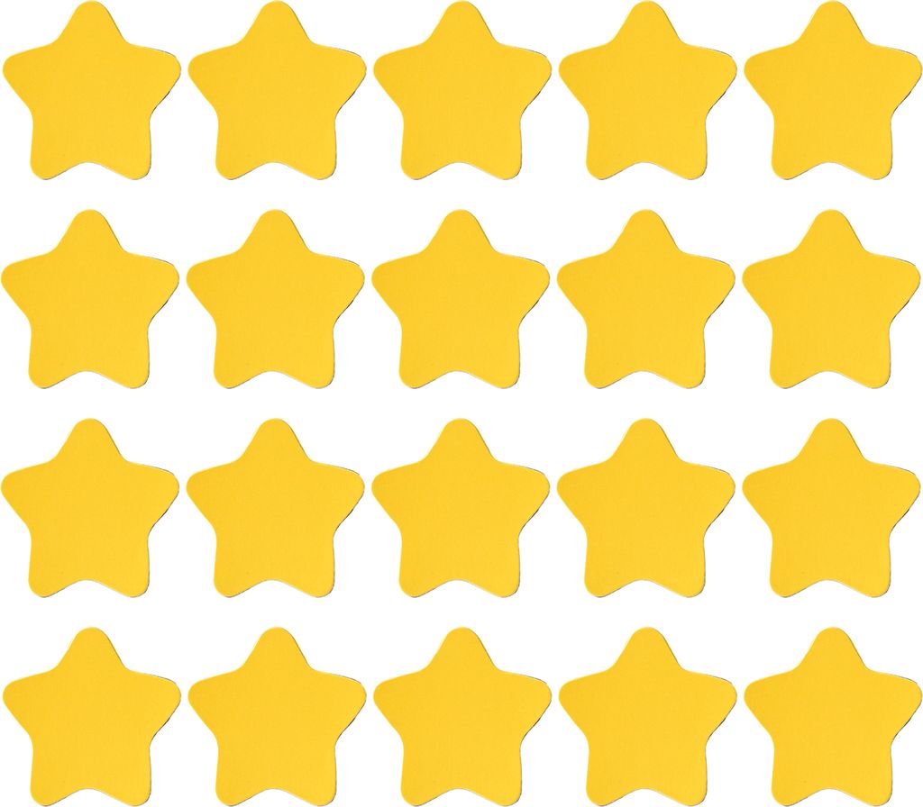 20pcs/Set Magnetic Aufkleber einfach zu multifunktionales Multicolor -Kinder -Rennstars Whiteboard Magnet Party Supplies aufzutragen-Gelb ,Größen:S