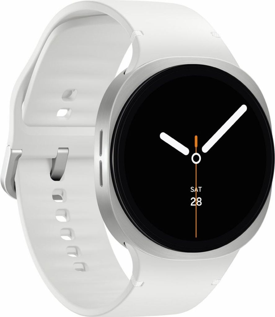 Samsung Galaxy Watch8 SM-L330NZSAXEF smartwatch / sport watch 3.81 cm (1.5") AMOLED 44 mm Digital 480 x 480 pixels Silver Wi-Fi GPS (satellite)