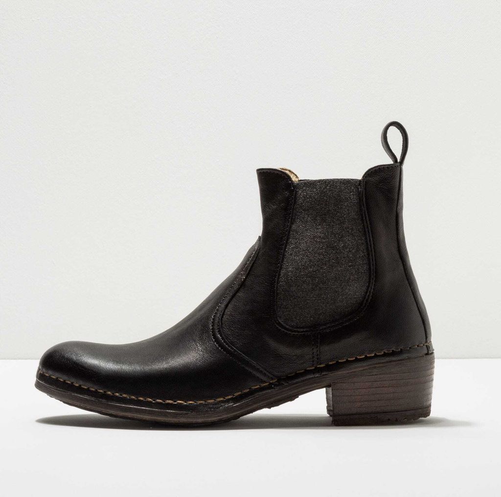 Neosens Schnürstiefel mit hohem Absatz Damen S3077 MONTONE BLACK/ MEDOC Farbe Schwarz