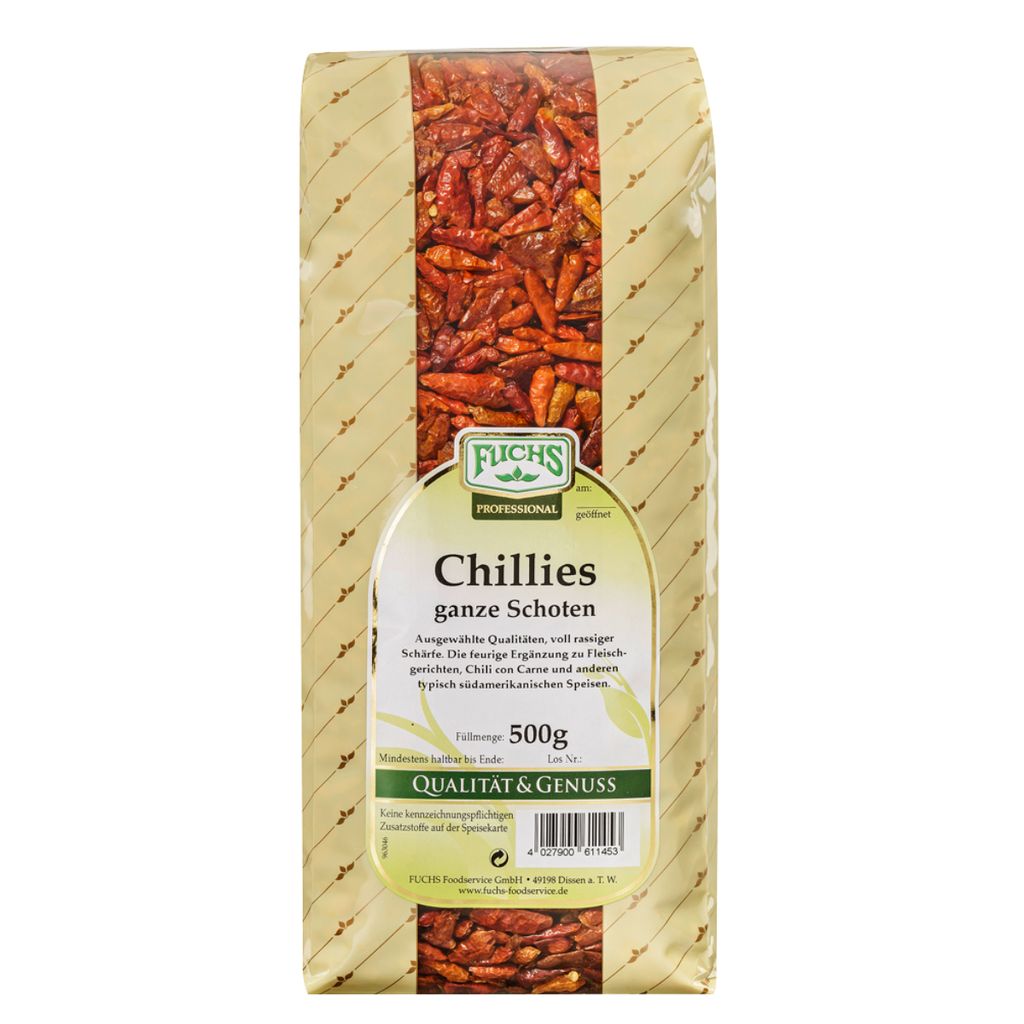 Fuchs Professional chilli papričky celé lusky s ohnivou Obrázok produktu 
