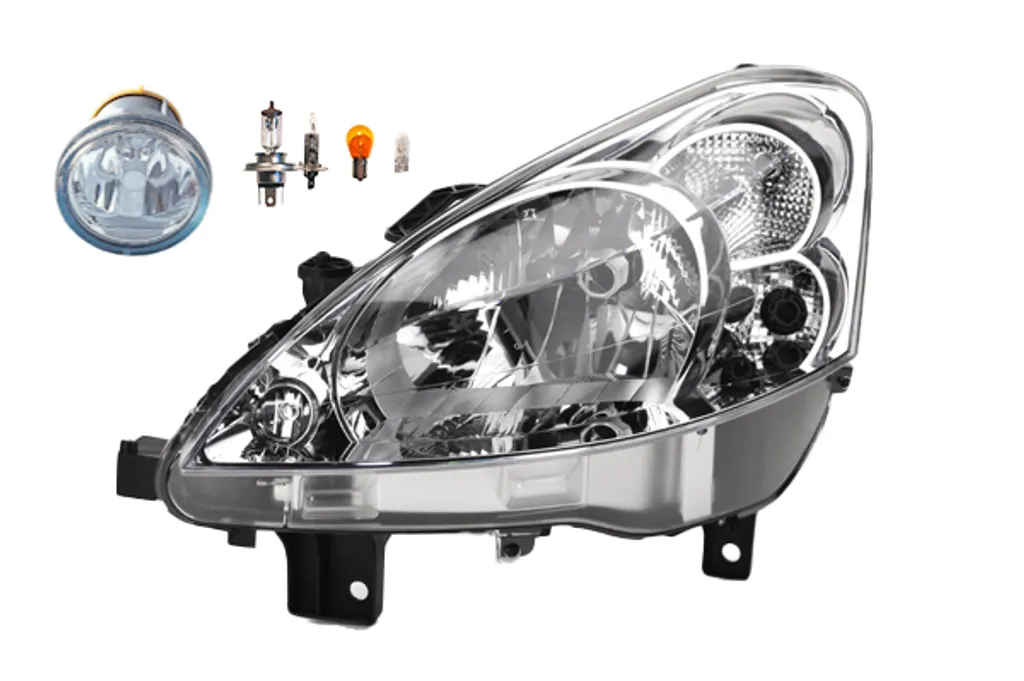 Johns Faro Alogeno Peugeot Partner 7 08-12 H4 6208K4 Omologato