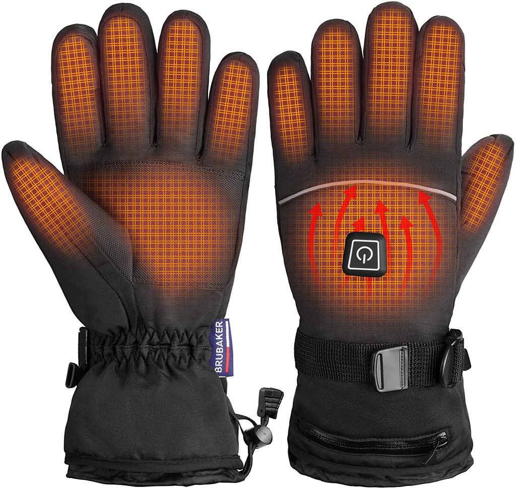 Handschuhe beheizt  Winterhandschuhe Ski Snowboard S M L XL heated gloves 