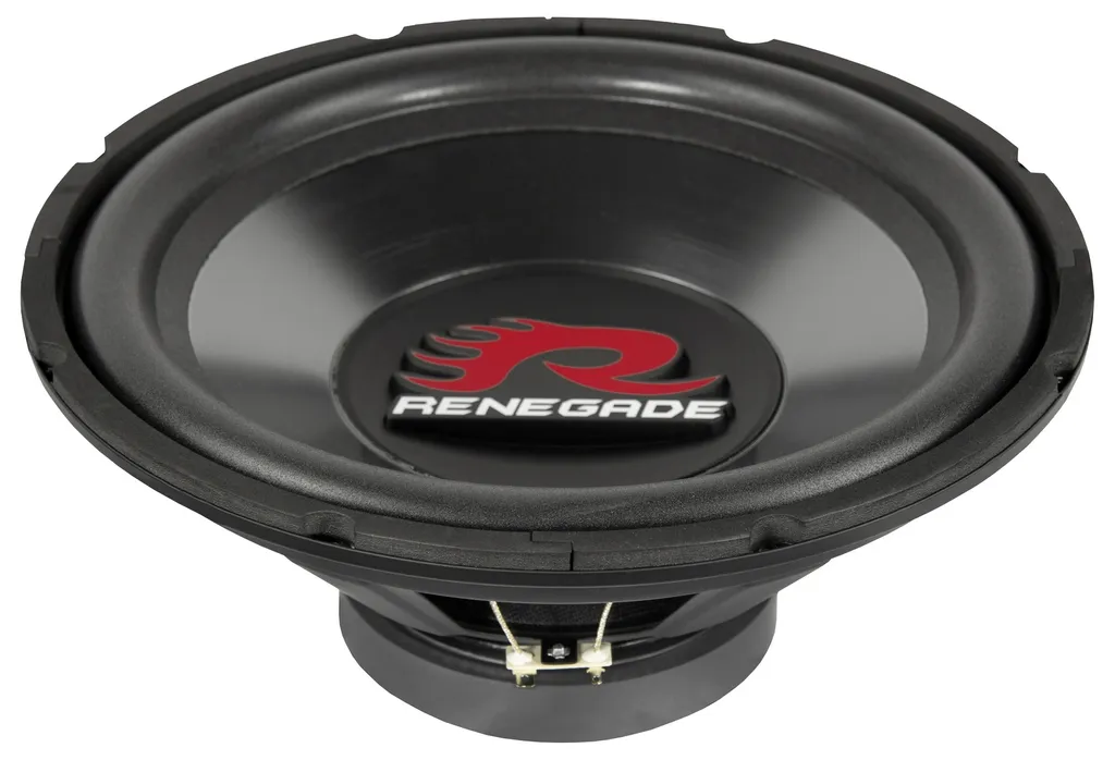 Haut-Parleur de Graves Woofer RENEGADE RXW-124 Idéal pour Caisson de Basse