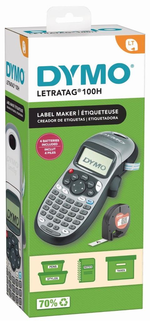 DYMO LetraTag Ręczna drukarka etykiet LT-100H | Drukarka Zdjęcie produktu 