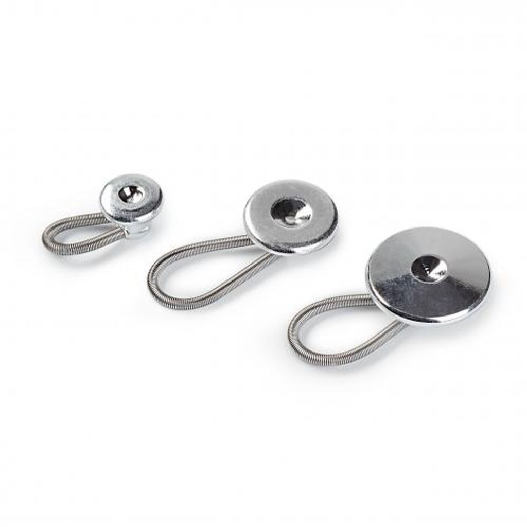 Prym Flexi-Knöpfe mit Schlaufe 10 + 15 + 19 mm Produktbild 