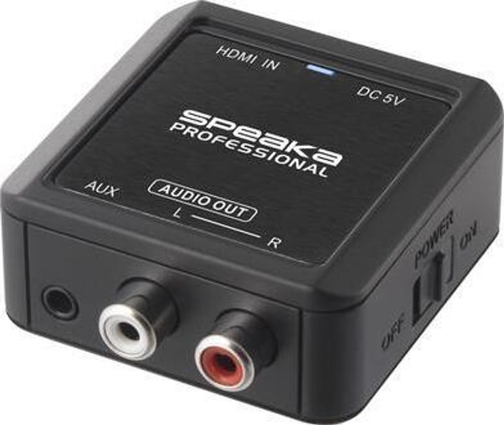 SpeaKa Professional Audio Konverter [HDMI - Cinch] (en Image du produit 