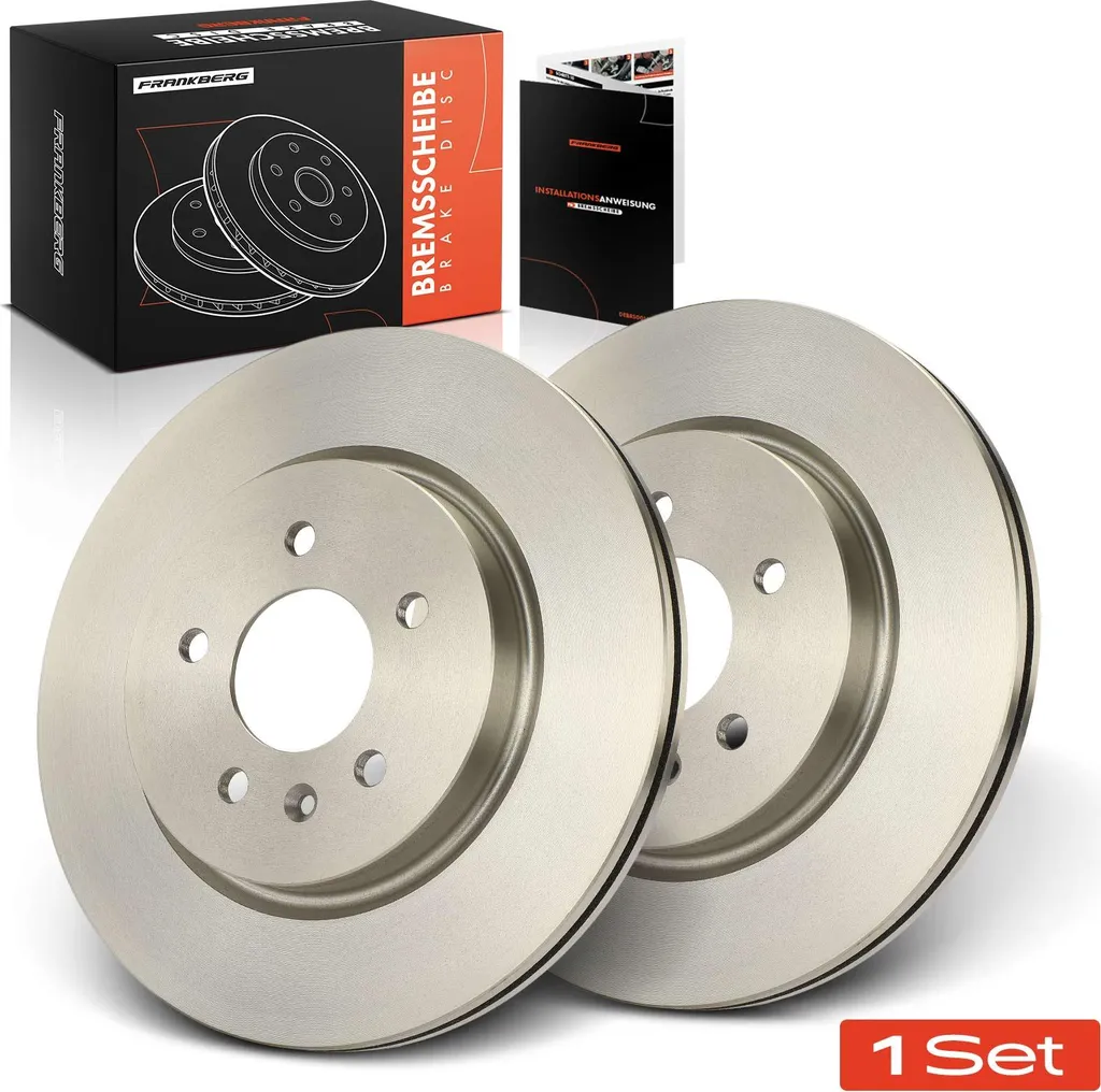 Disques de Frein Arrière Anti-Vibration pour Opel Zafira Tourer C Van
