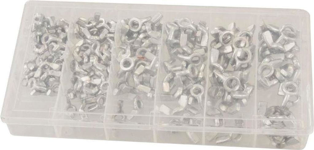 150 tlg. Sortiment Flügelmutternset im Koffer Produktbild 