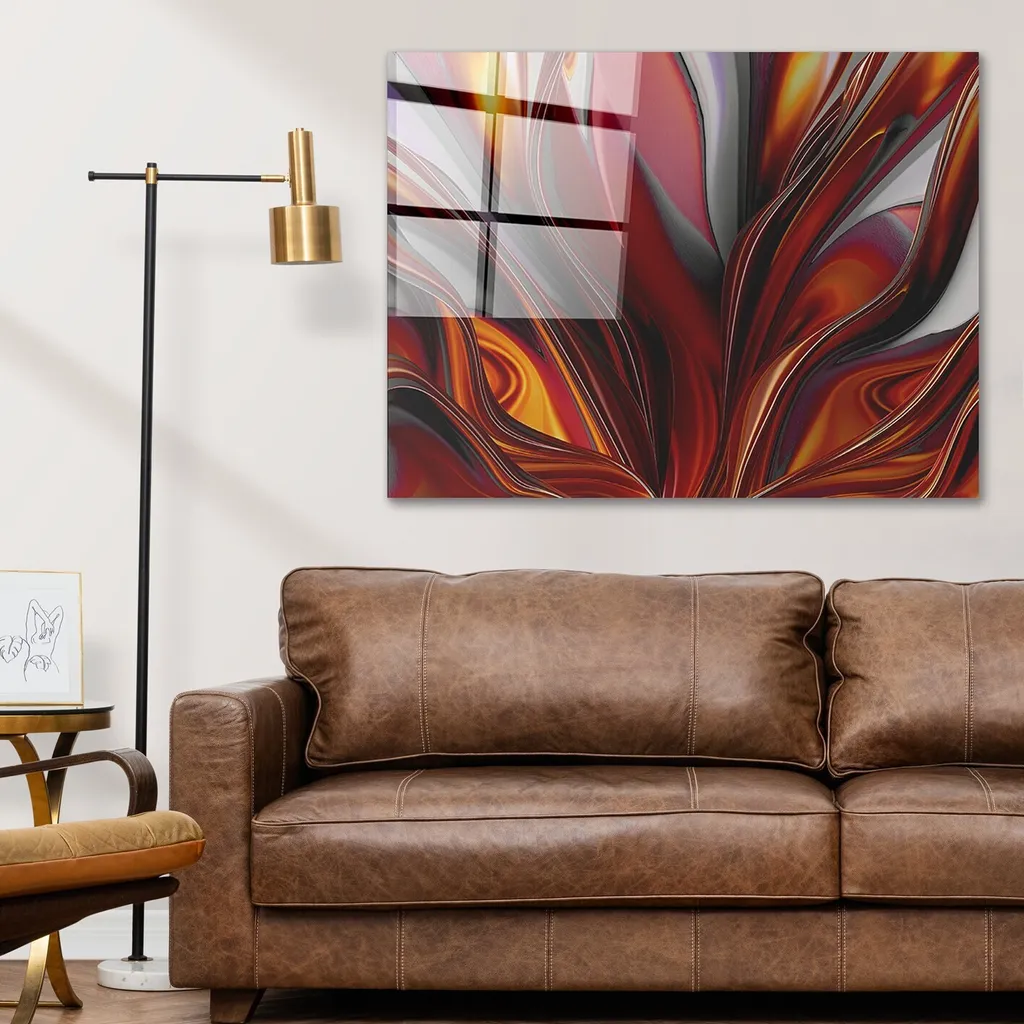 Tableau en Verre Trempé 70x100 cm : Décoration Durable et Facile à Nettoyer