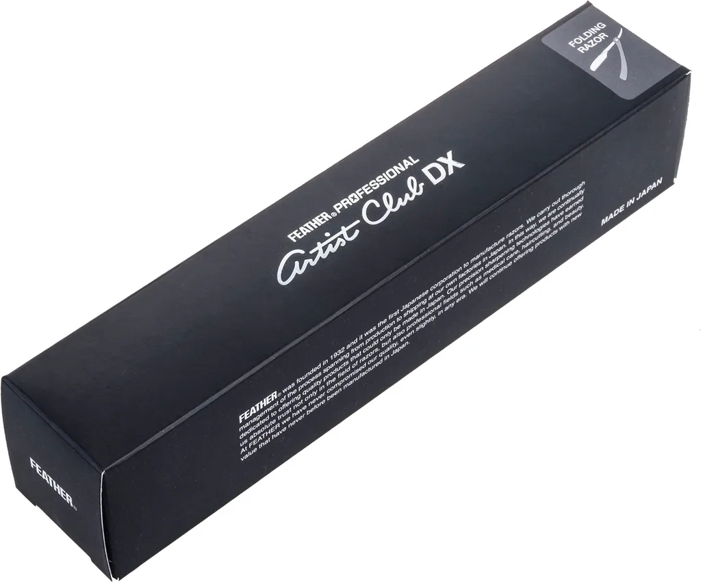 Rasoir Feather DX Artist Club idéal pour barbe dure et peau sensible