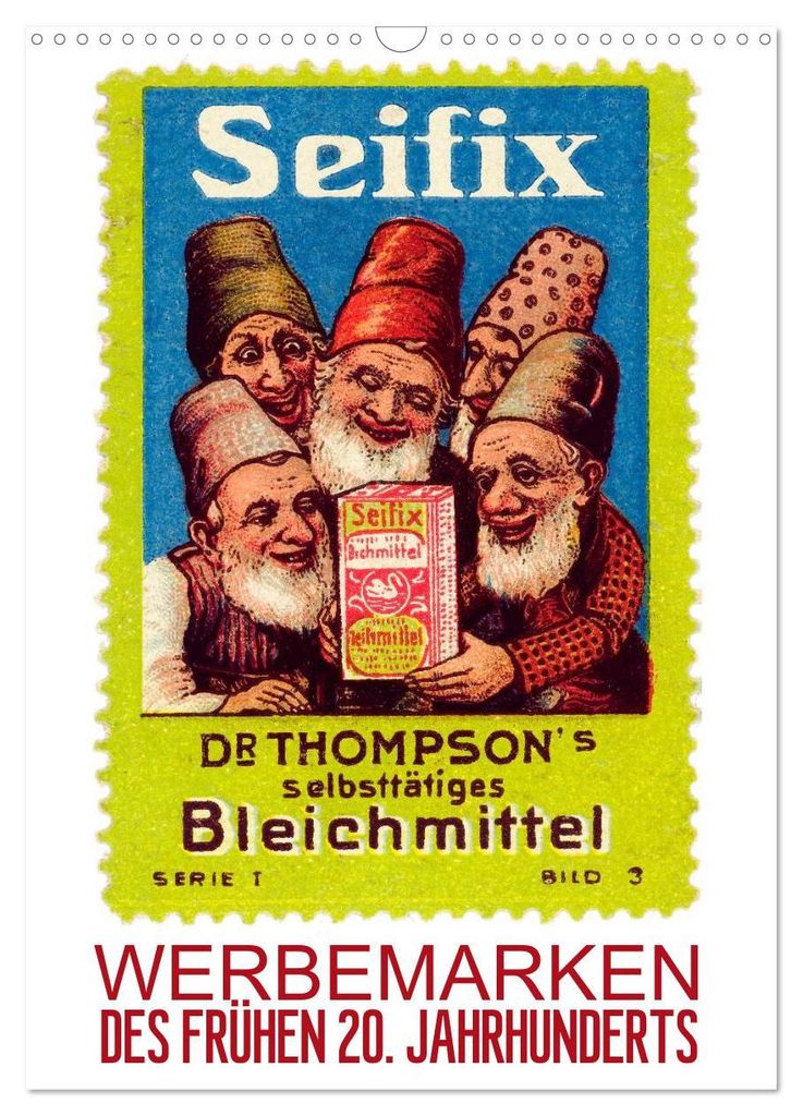 Werbemarken des frühen 20. Jahrhunderts (Wandkalender 2027 DIN A3 hoch), CALVENDO Monatskalender
