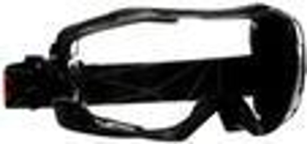 3M GoggleGear 6000 - Sicherheitsbrille - Bau-/Renovierungsarbeiten - Staub-Arbeit - Die Arbeit mit Chemikalien - Beide Geschlechter - Schwarz - Tra...