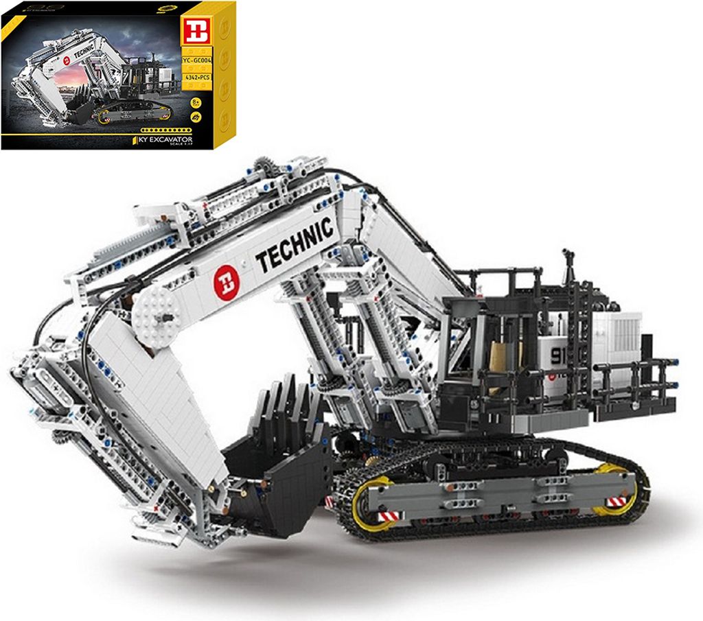 Deep Power Spielbausteine Gc004 Weisses Modellbagger Produktbild 1