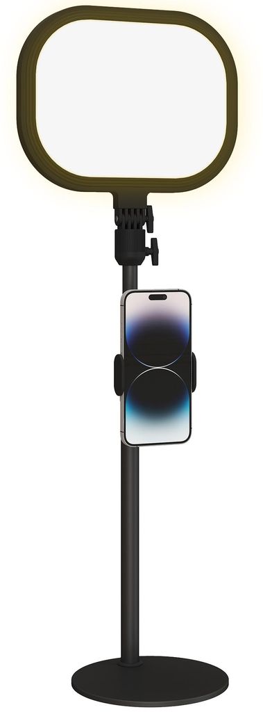 HOMCOM Tischlampe Tischleuchte mit Telefonhalterung, 5 Produktbild 