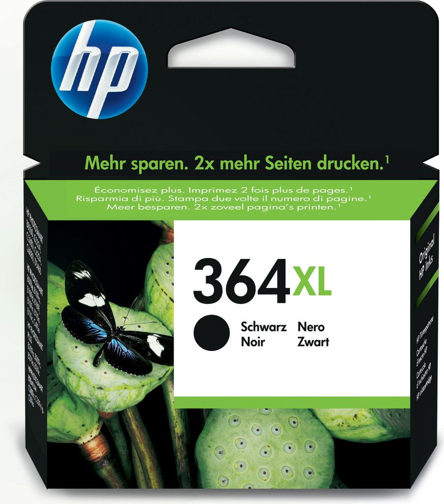 Cartuccia di stampa HP n. 364 XL nera (CN684EE) Immagine del prodotto 