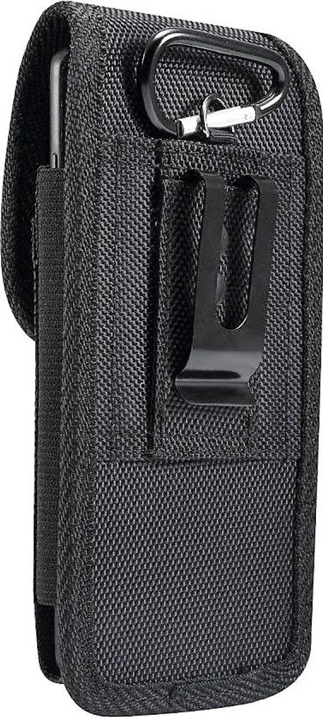 DFV mobile - per Oukitel P1 Pro (2025) Custodia Cintura Verticale Pelle e Nylon, H2-PL-N-FC2pos-70