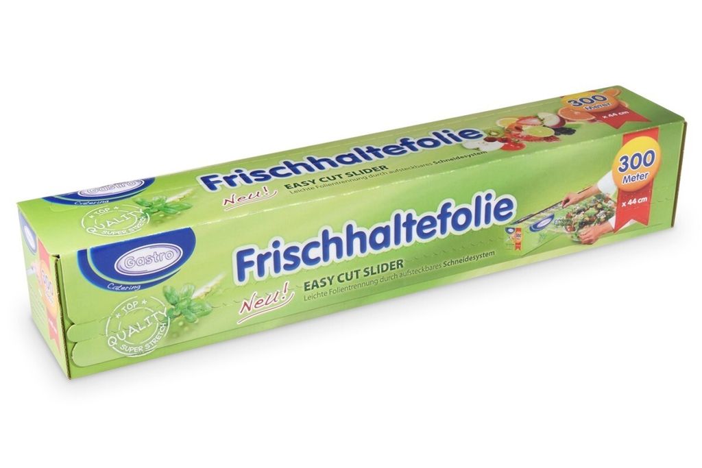 Fólie potravinová, PVC 44 cmx300 m, krabička s pilkou Zdjęcie produktu 