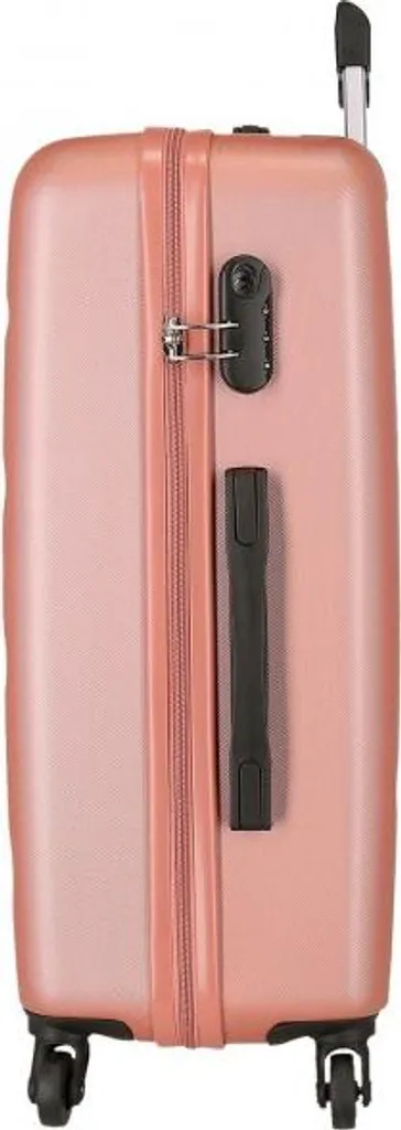 Valises légères ROLL ROAD Flex Nude ABS avec 4 roues multidirectionnelles