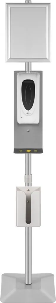 Dispenser duo di disinfettanti - Dispenser automatico di sapone con capacità di 1000 ml - Dispenser di disinfettanti - Ideale per scuole, uffici e ristoranti.