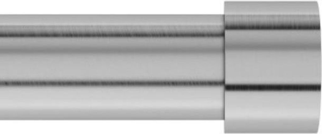 Umbra Teleskop-Gardinenstange Cappa, Vorhangstange, Stahl, Nickel, 84-168 cm, 245973-411