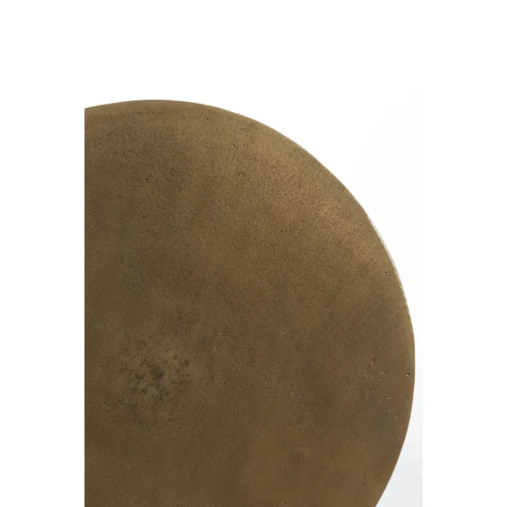 Table d'appoint Light & Living Dimphy bronze antique - Ø35x50 cm ronde - 7