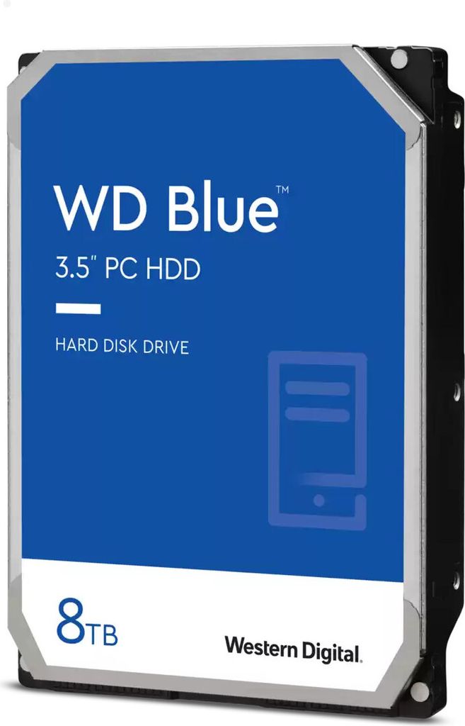 WD Blue WD80EAAZ - Pevný disk - 8 TB - interný - 3,5" (8,9 Obrázok produktu 