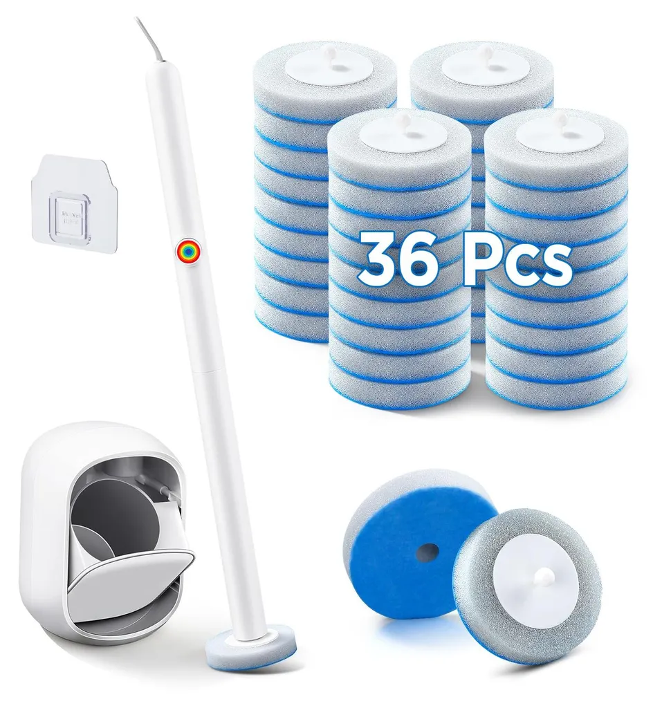 Nettoyant toilettes éponge jetable pour salle de bain et baignoire