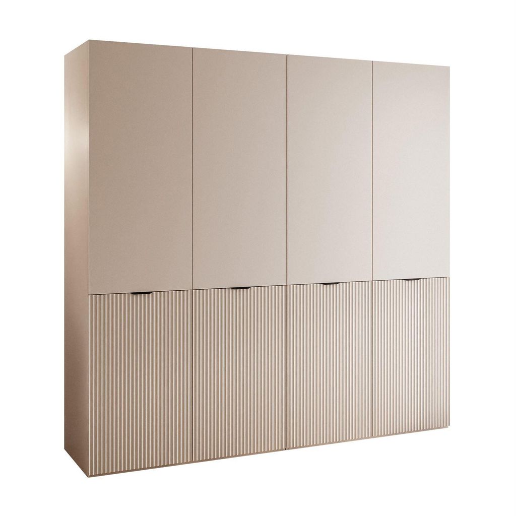 Kippschrank SANDBOX 200, mit LED Belechtung, Beige Sand / Beige Sand