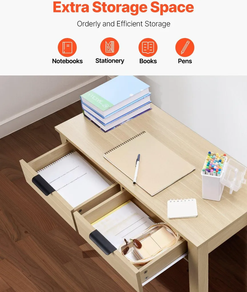 Petit bureau gain de place avec rangement pour chambre et studio