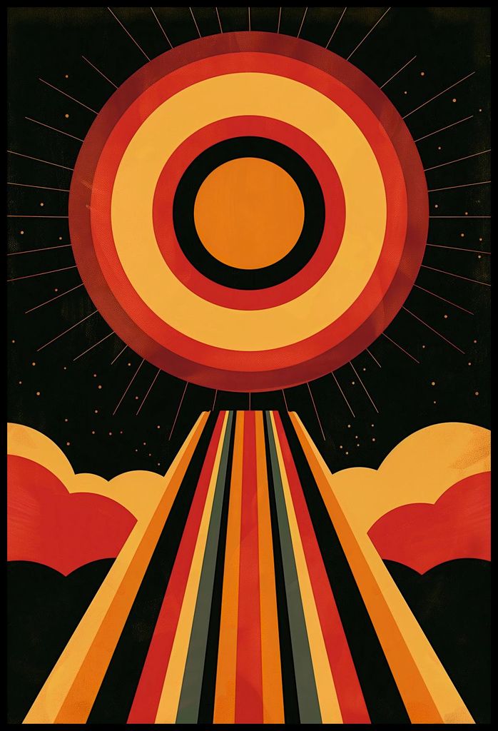 Plakat 67,5x100cm Vitalitätsstrahlen