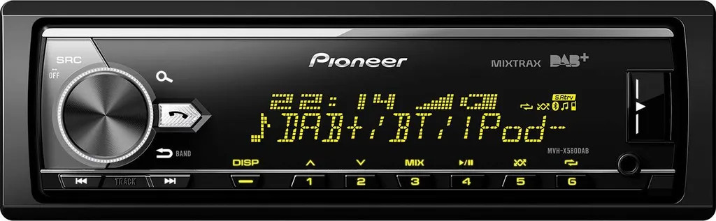Autoradio Numérique Pioneer MVH-X580DAB sans Mécanique CD avec USB