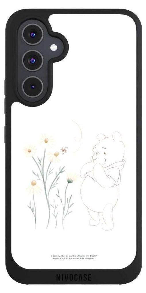 NIVOCASE Handyhülle für Samsung Galaxy A54 5G Hülle NIVOpure Case Schwarz Biene Disney Winnie Puuh