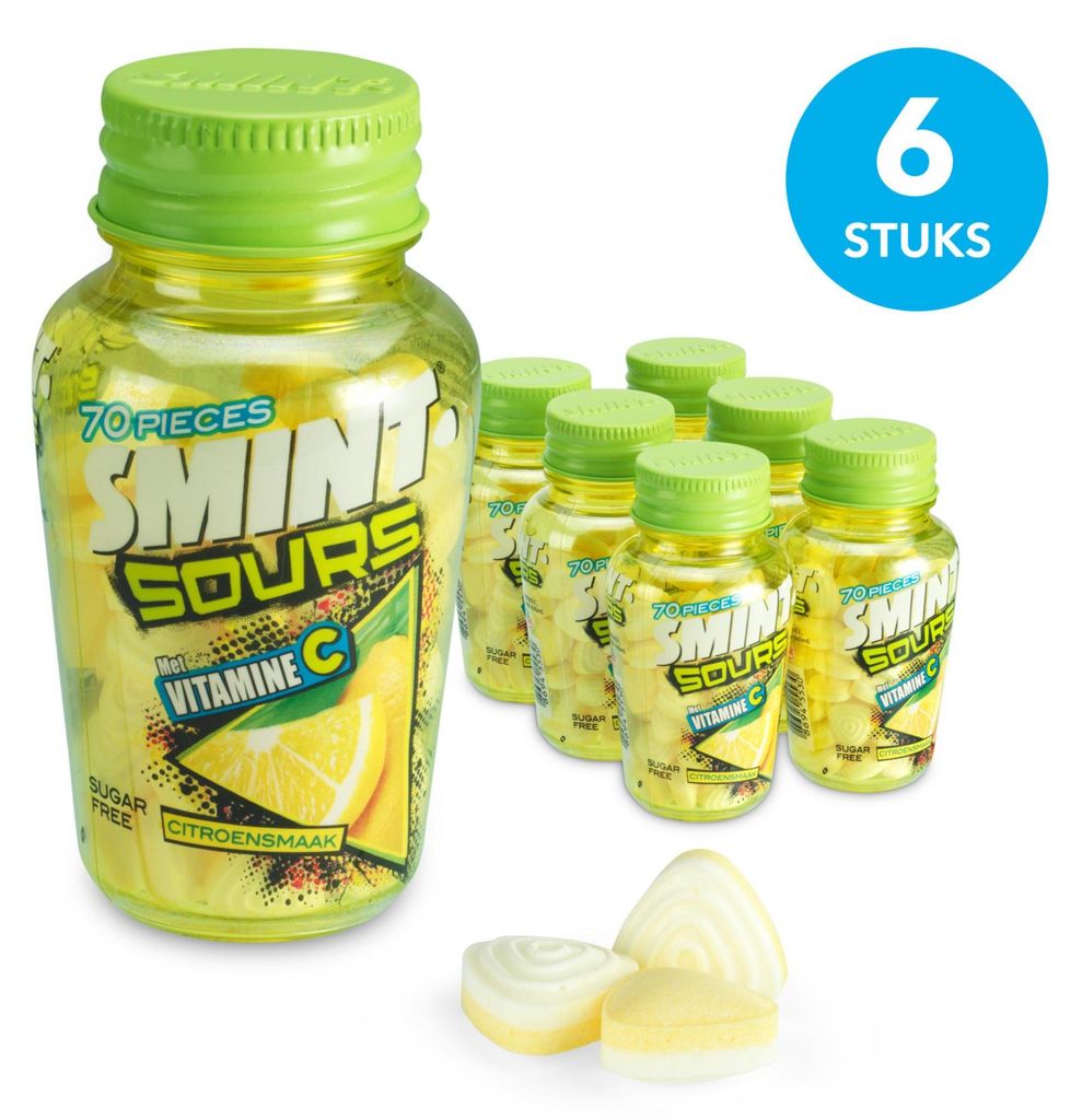Smint – Sours citrón – 6x 70 g Obrázok produktu 