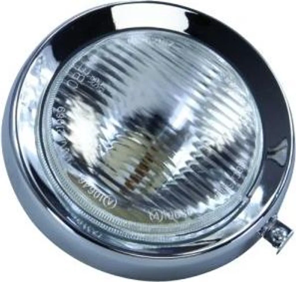 Rénover phare Zündapp KS50 1977 avec insert chromé 172mm BA20D