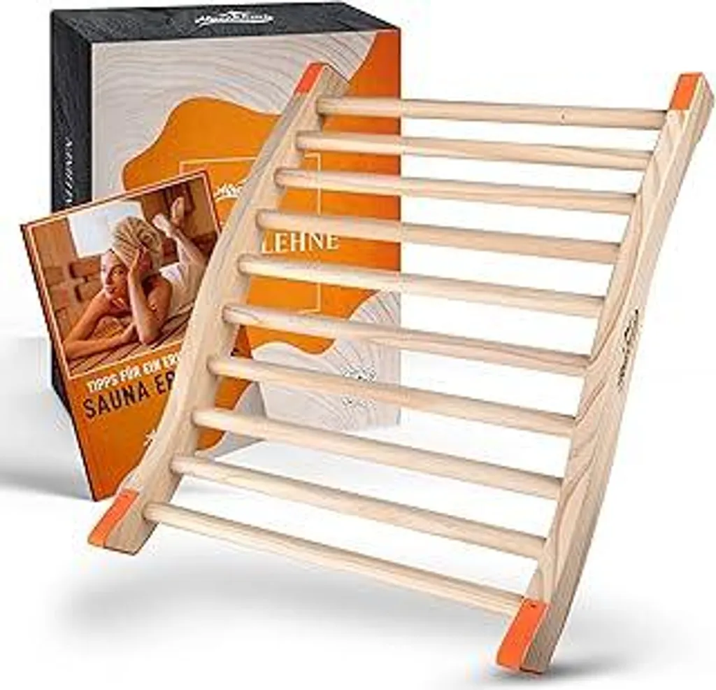 ALPENHAUCH Schienale Sauna Legno Naturale Ergonomico - Accessorio Cabina