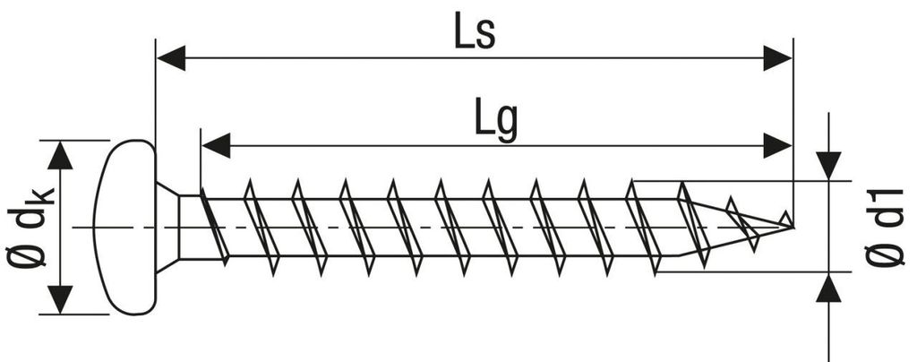 SPAX Universalschraube 3 x 10 mm, 100 Stück, Vollgewinde, Produktbild 